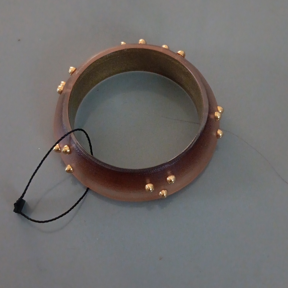 Alexis Bittar  bangle with goldtone hardware  nwot